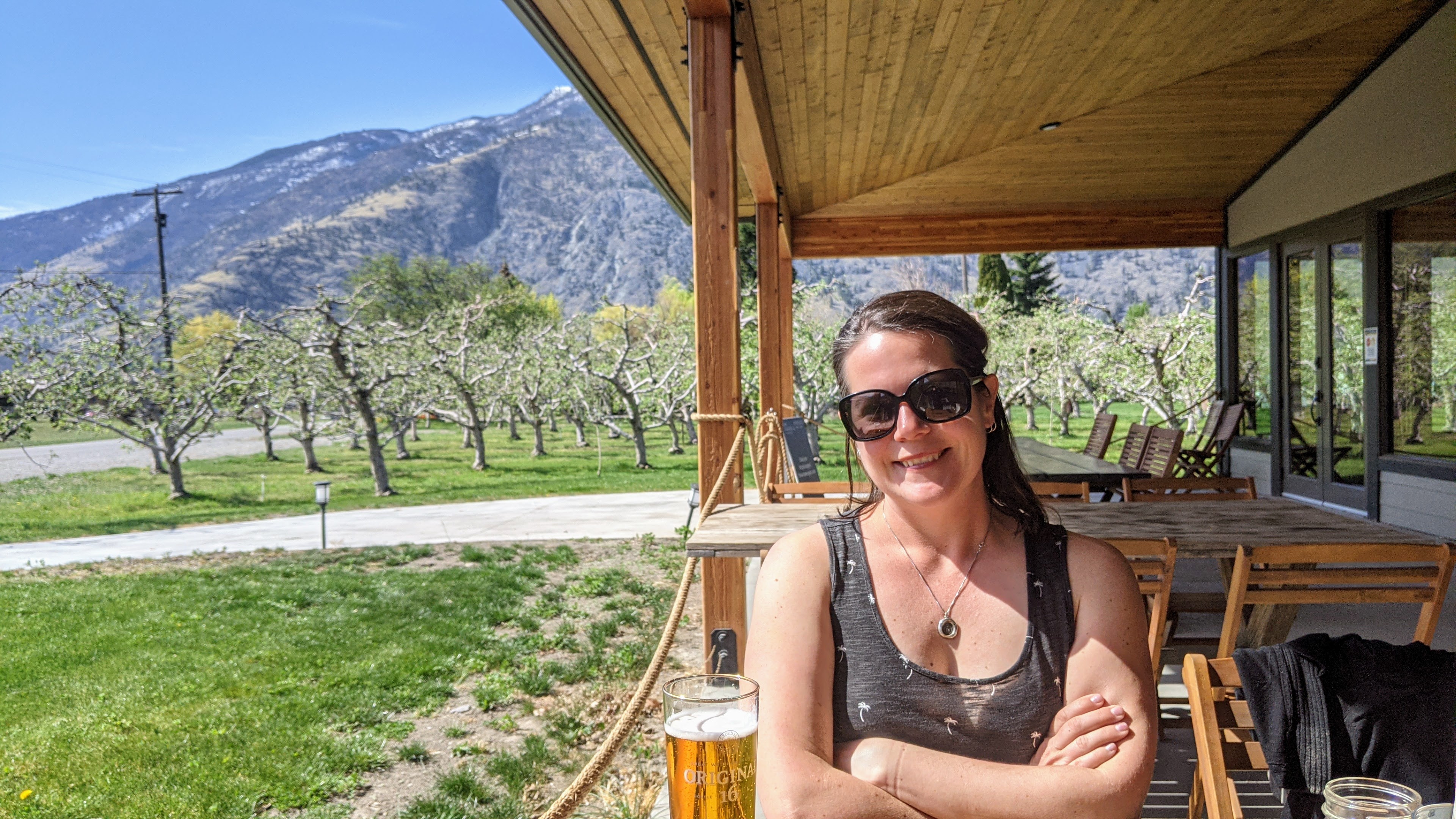 Lunch at Row Fourteen on the patio