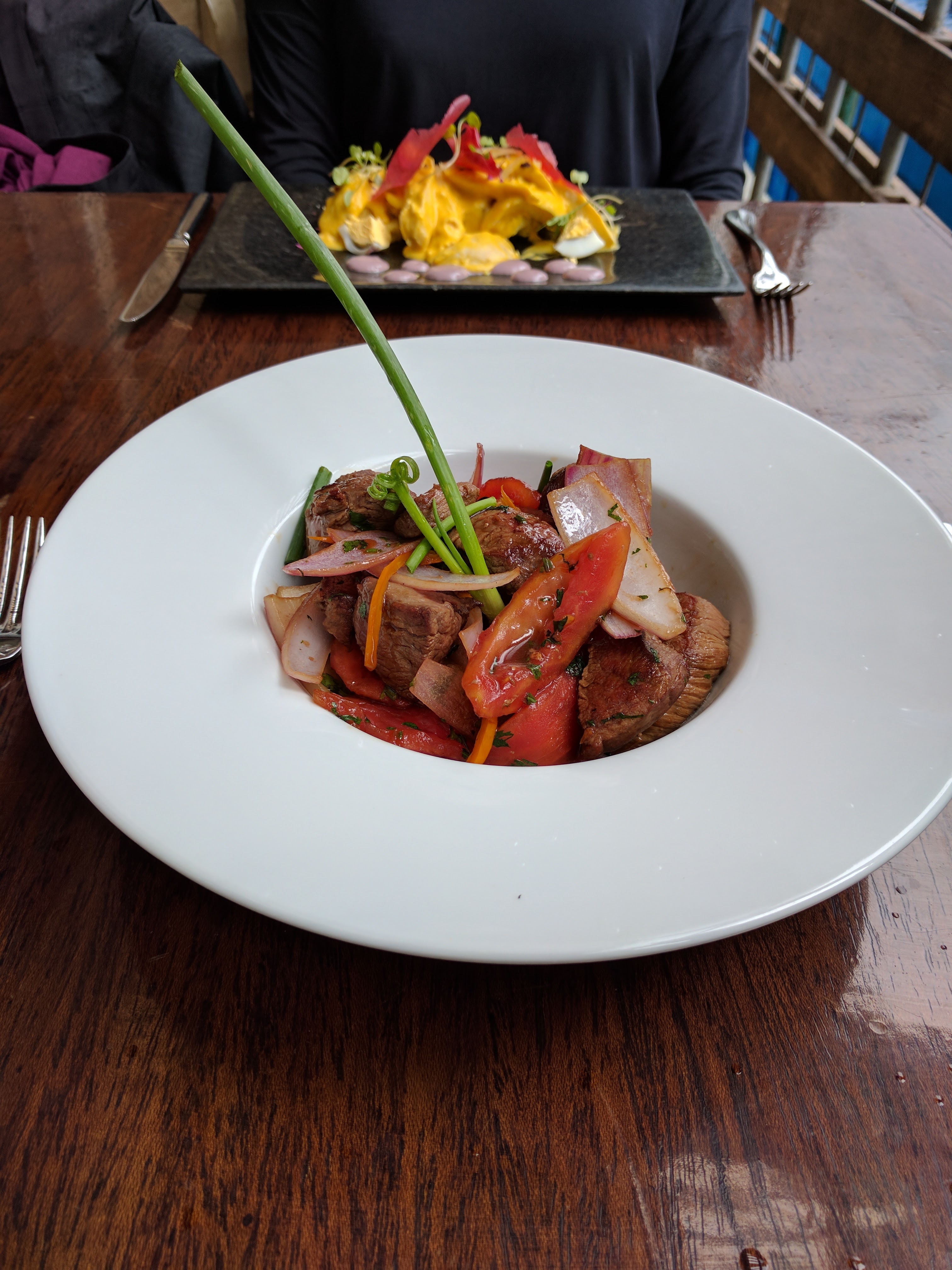Lomo saltado at Chullpi in Aguas Calientes (Machu Picchu)