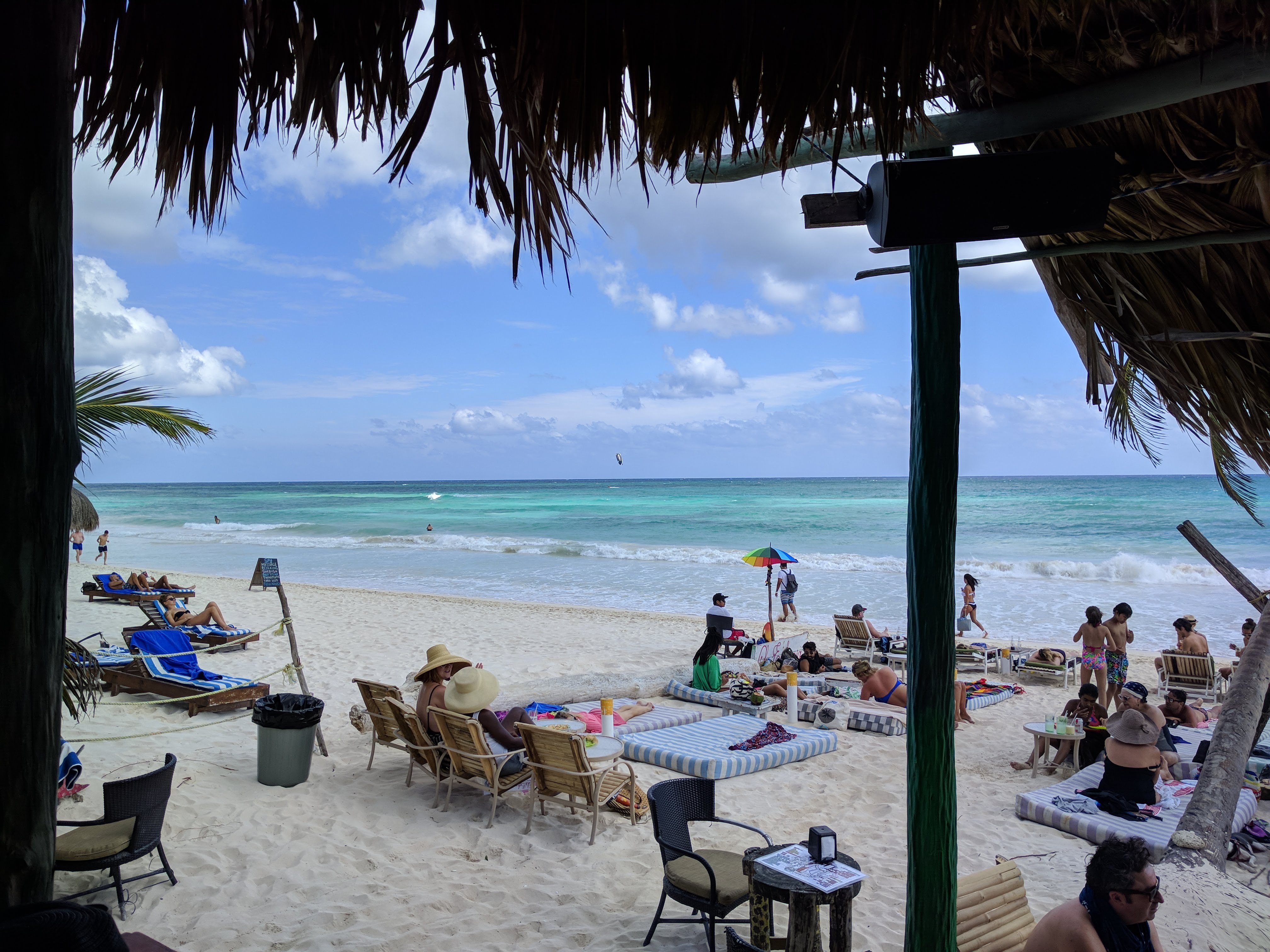 Taqueria La Eufamia on the Beach in Tulum