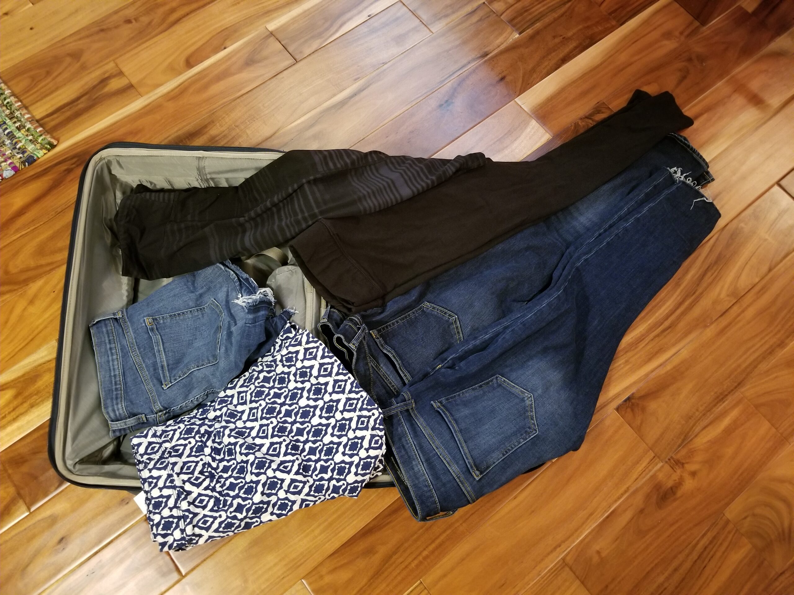 Around the World #6: The bottoms Maxine packed