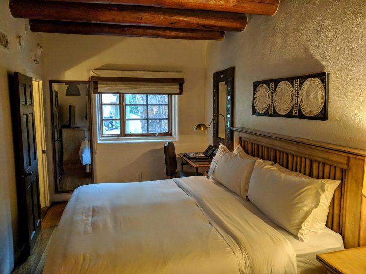 La Posada de Santa Fe: bedroom in the suite