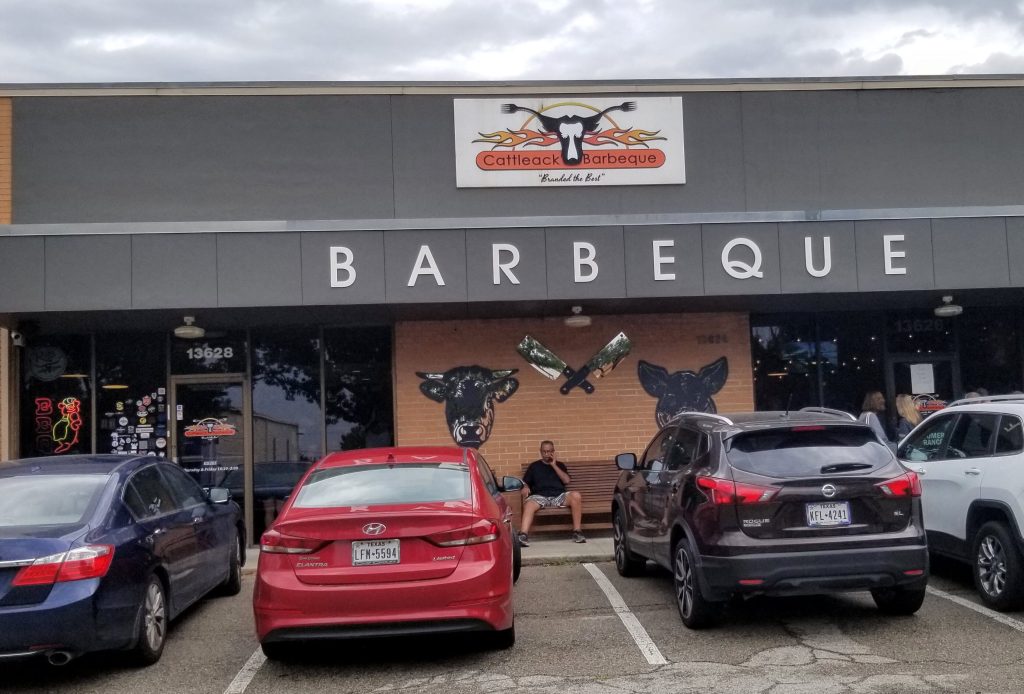 Cattleack Barbeque outside sign