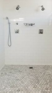 Dual shower in a Saarineen room at the Andaz Scottsdale