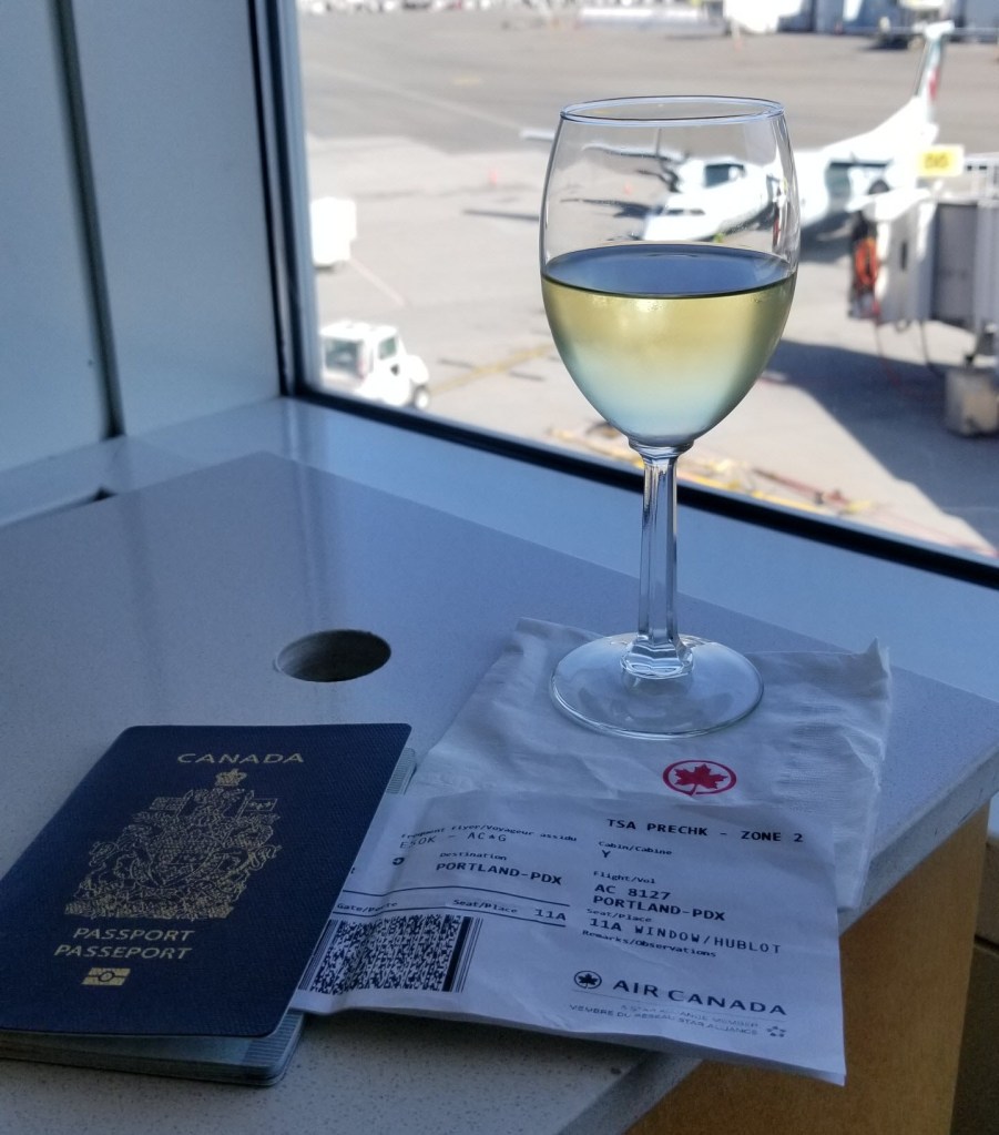 Air Canada Maple Leaf Lounge at YVR US Departures