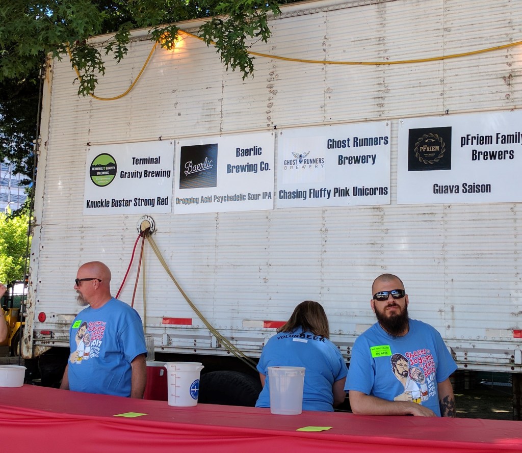 Beer trailer at OBF 2017