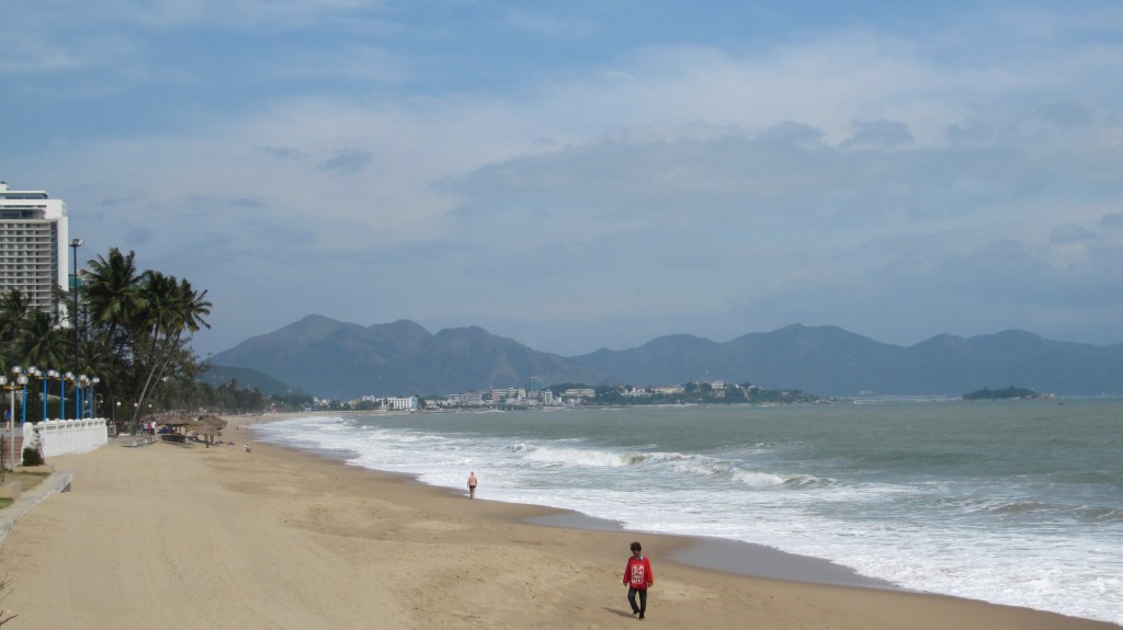The beach by the Sheraton Nha Trang