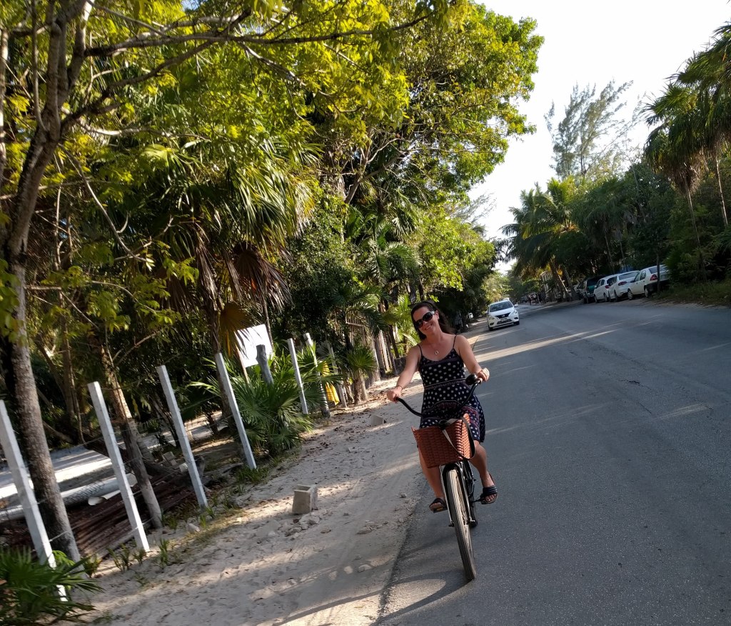 Biking in Tulum