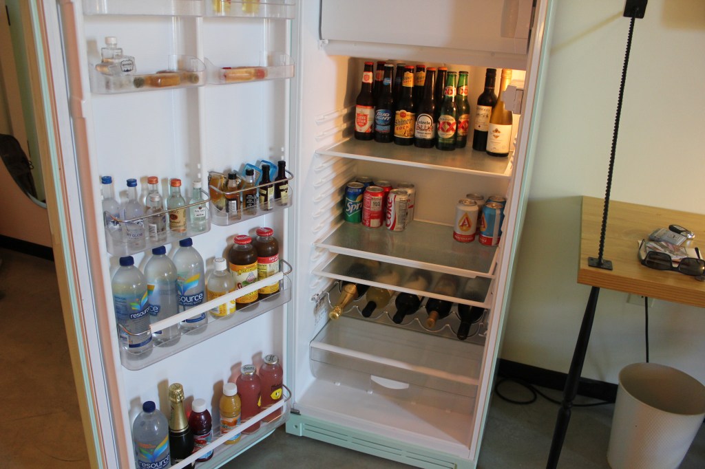 Mini-bar and fridge
