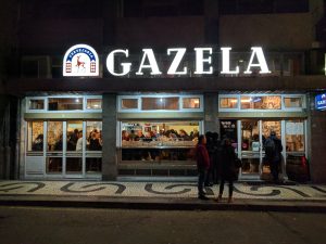 Outside Cervejaria Gazela