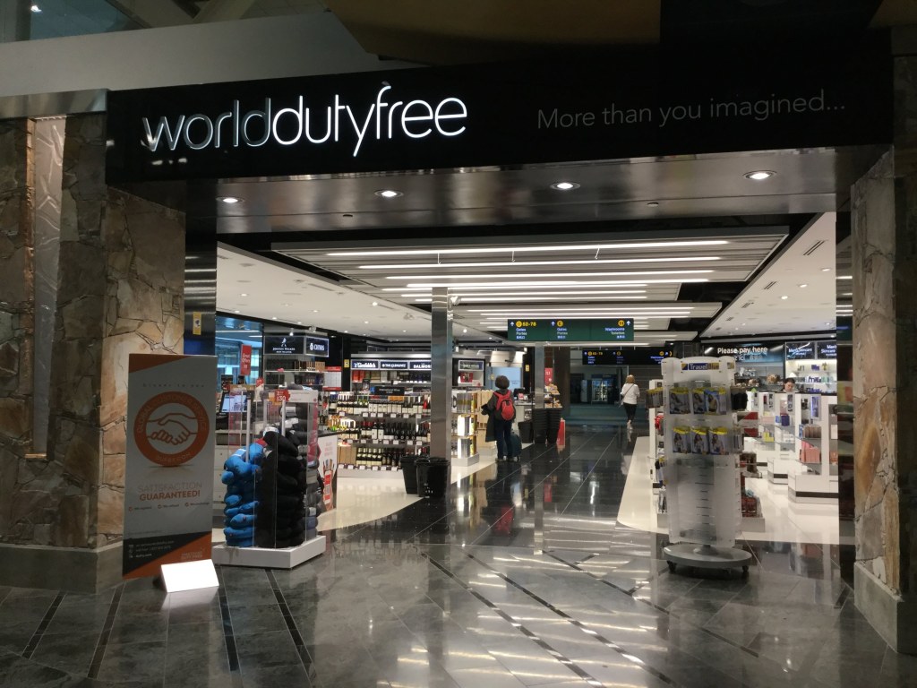Duty Free Store at YVR - Vancouver
