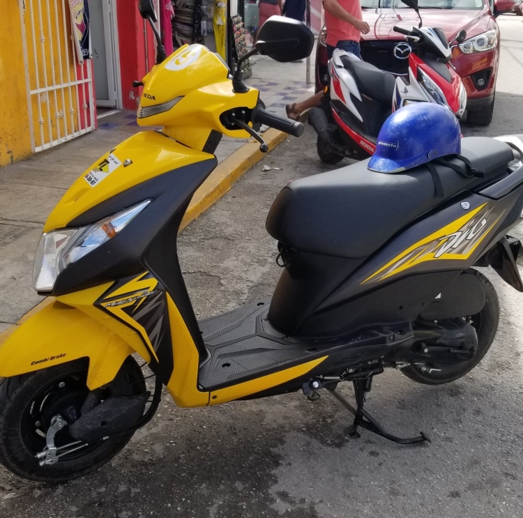The Honda Dio we rented from HTL