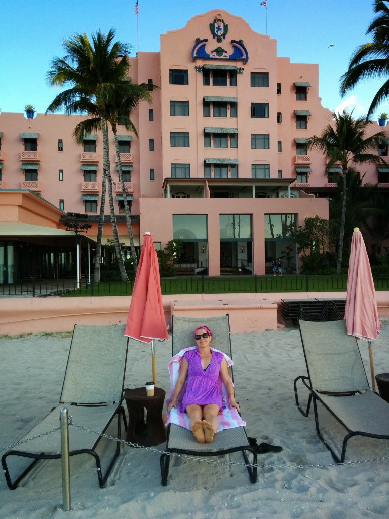 Pretty in pink at the pink palace