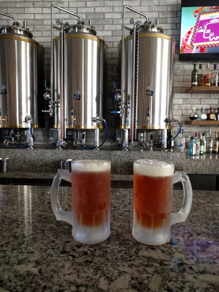 Dos IPAs at Tres Cervezas at the Hyatt Ziva Cancun