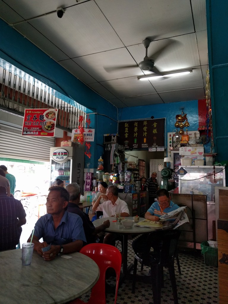 Inside Kafe Ping Hooi where Tiger Char Koay Teow is 