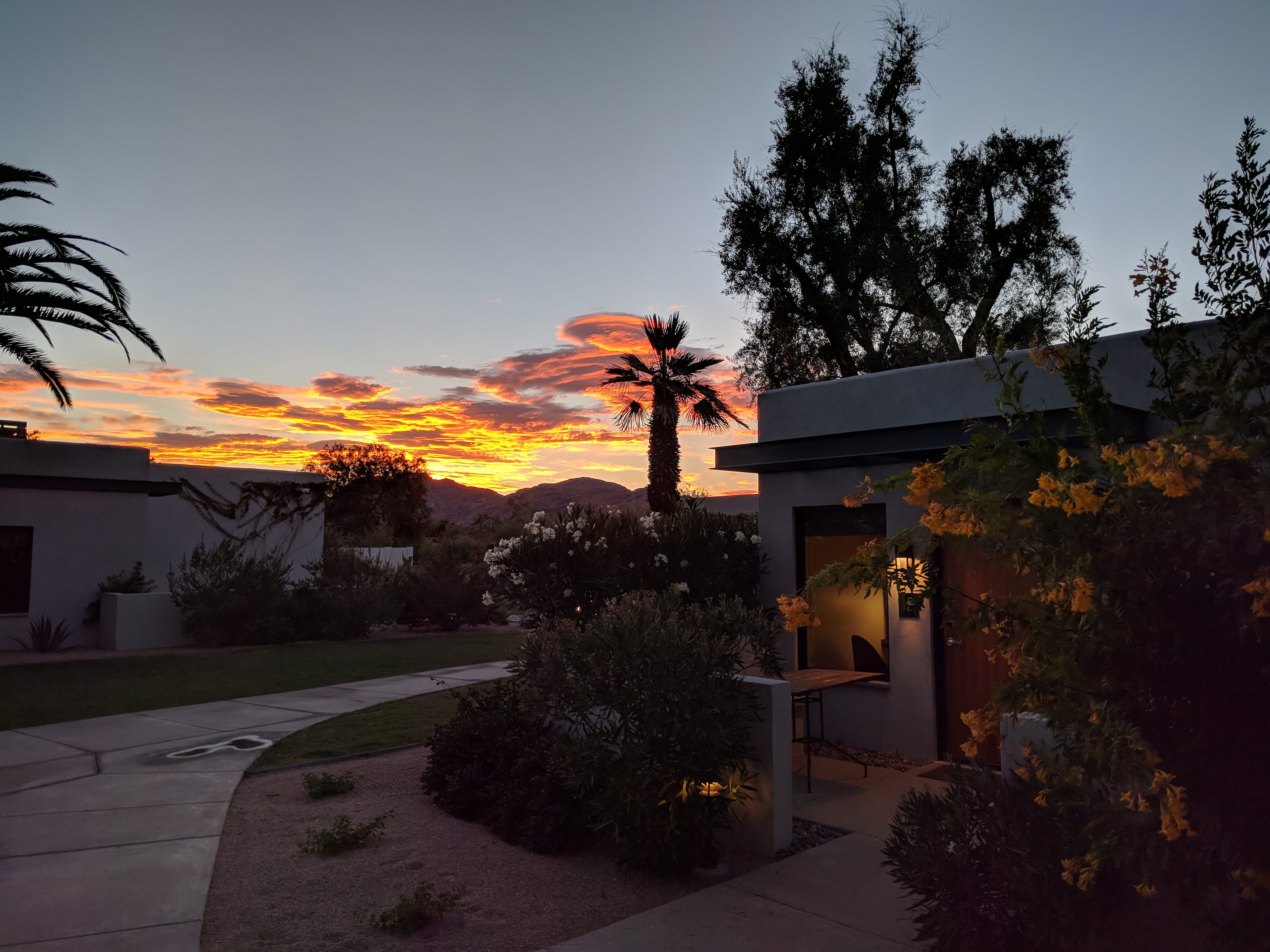 Sunset at the Andaz Scottsdale