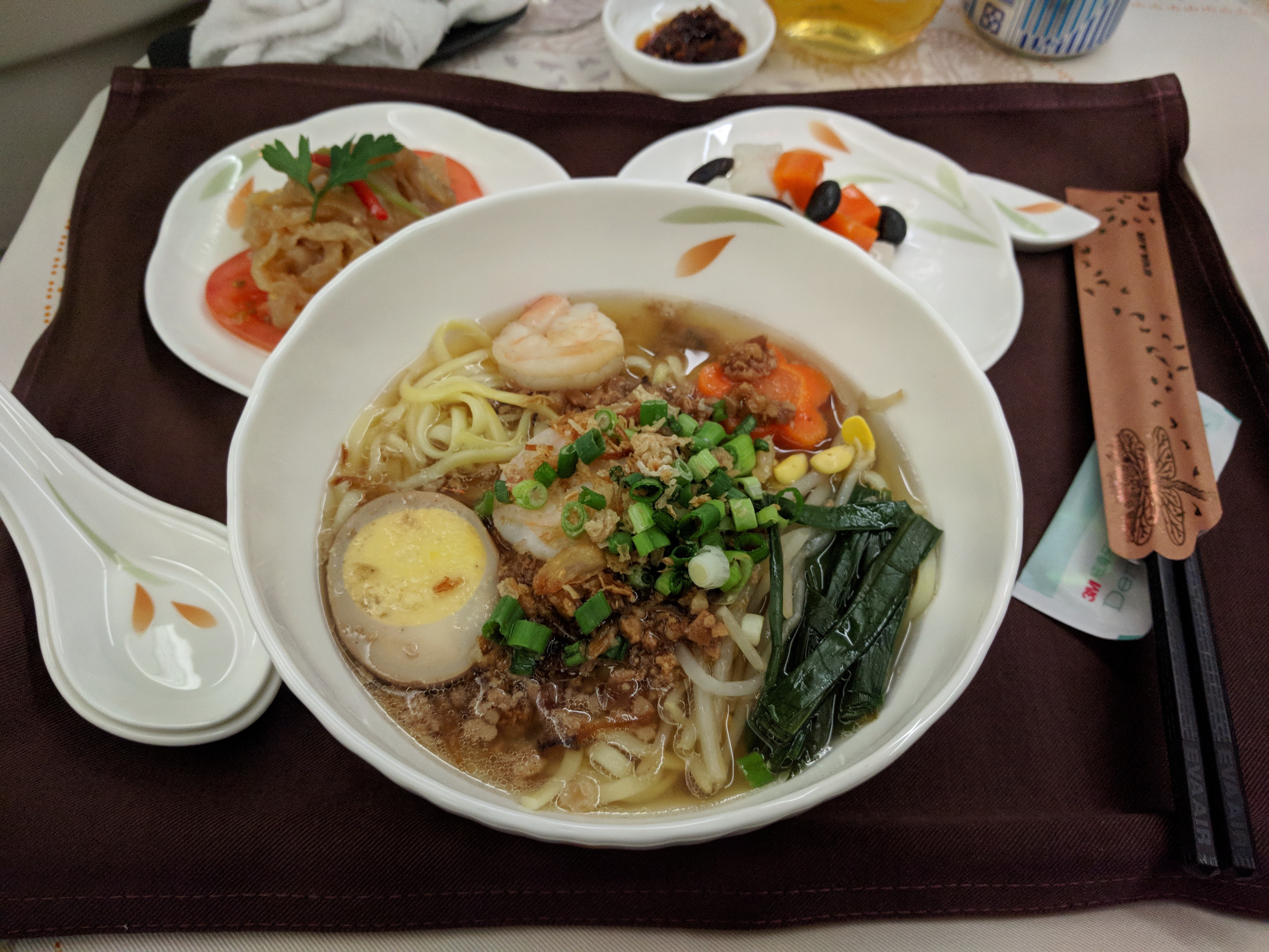The Danzai Noodles on EVA Air BR 25 between SEA-TPE