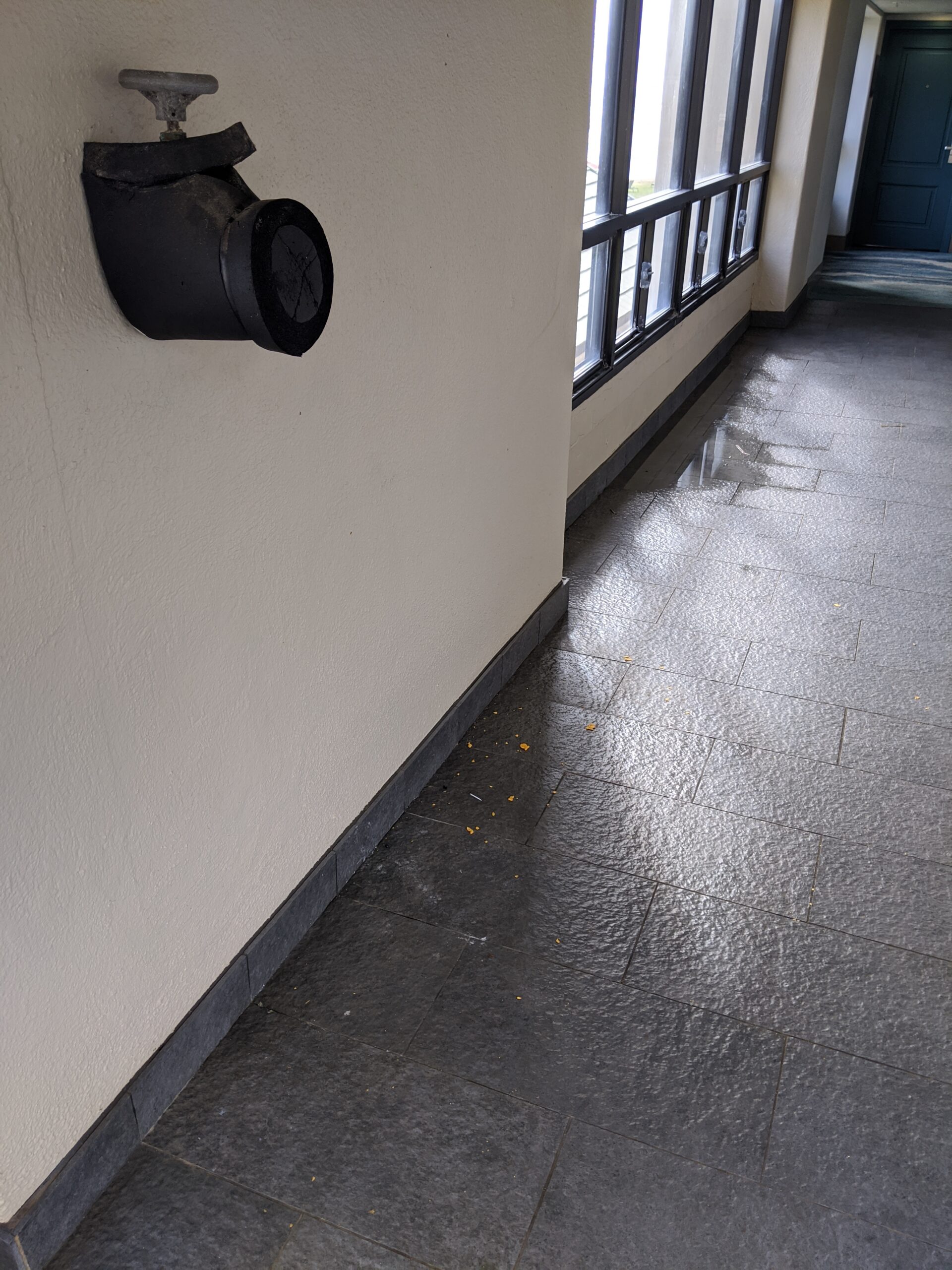 Sheraton Kauai Coconut Beach: food that didn't get cleaned up for days