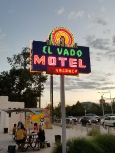 The sign at the El Vado Motel in Albuquerque