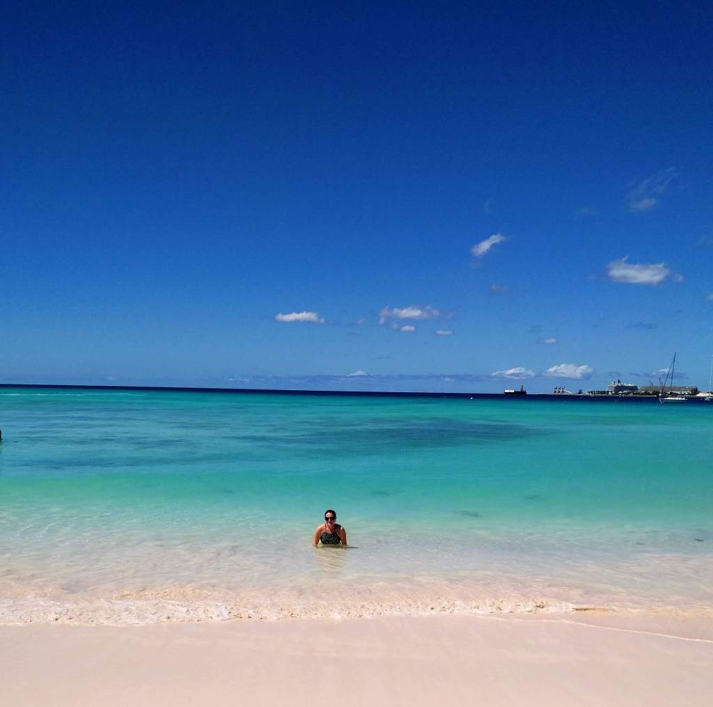 Max at Pebbles Beach on Carlisle Bay