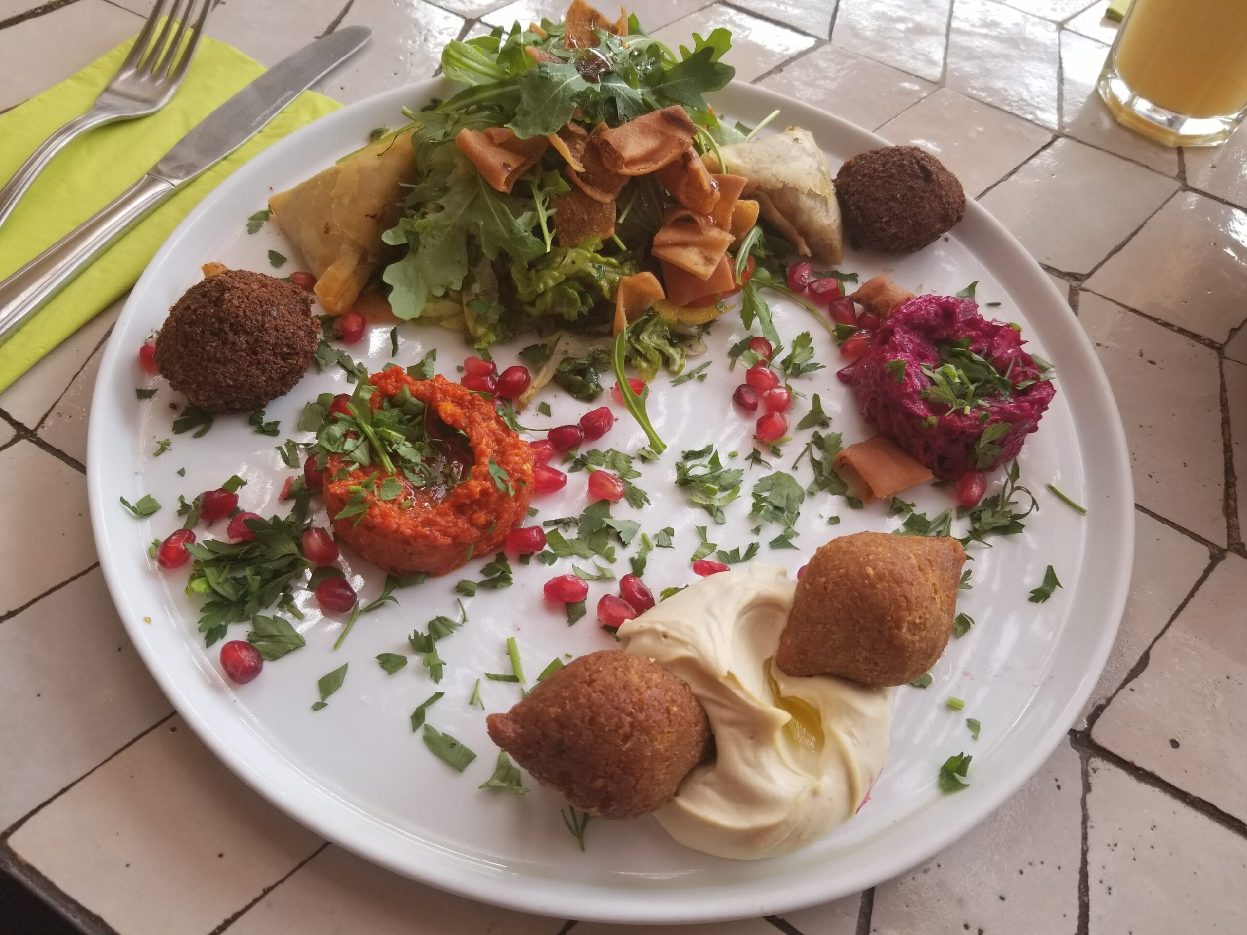 Mezze platter at Naranj