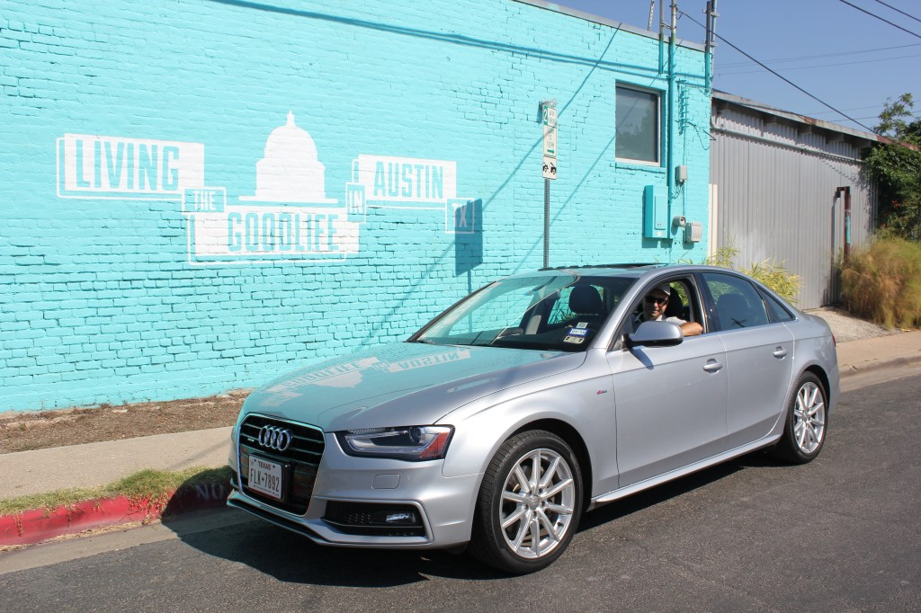Jason in an Audi A4 from Silvercar in Austin