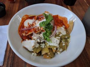 Chilaquiles at Café P'al Real