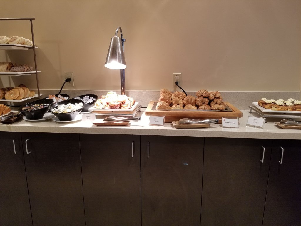 Pastries, including the awesome sticky buns part of the breakfast buffet at the Waikiki Marriott Resort & Spa