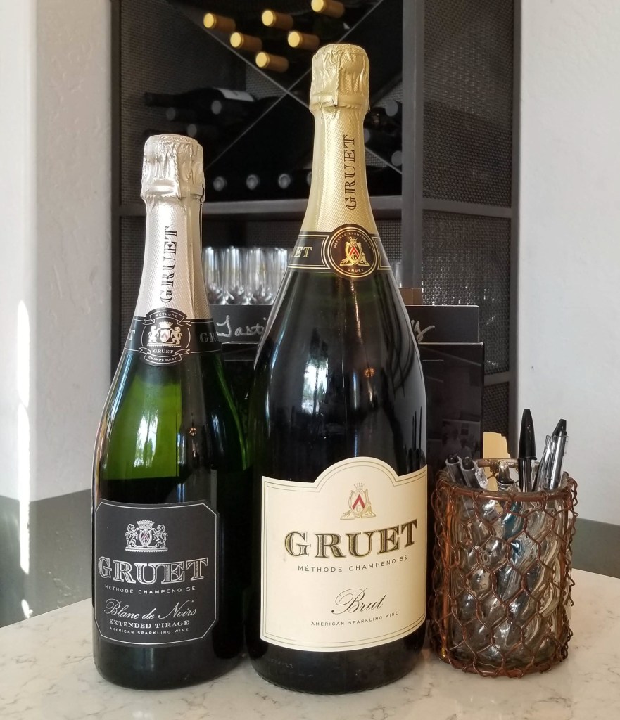 New Mexico sparkling wine by Gruet: we sampled in Santa Fe (there is also a tasting room in Albuquerque)
