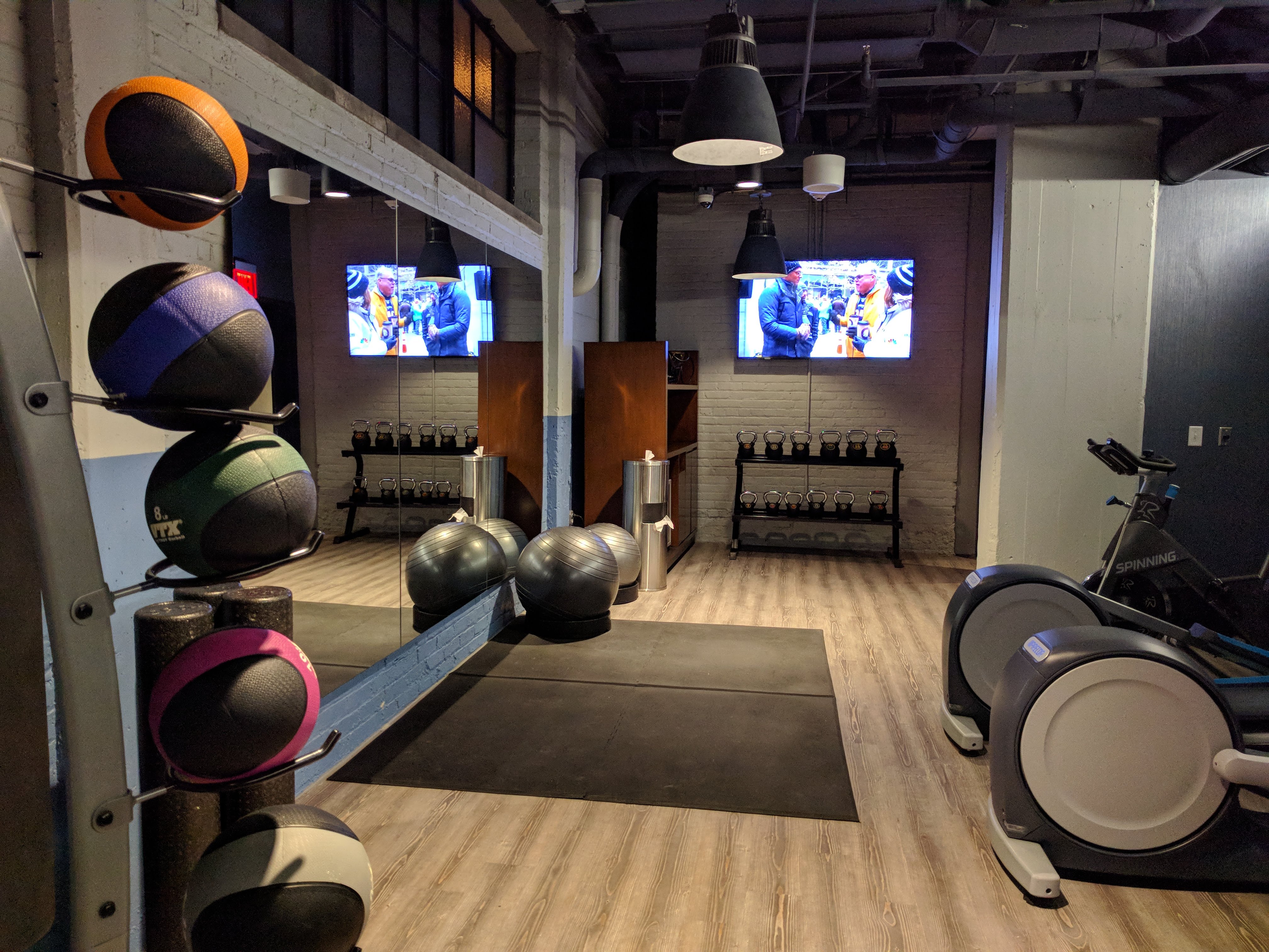 The gym at Holston House