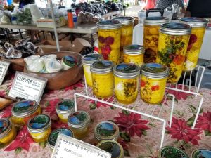 Goat cheese from Puna Goat Cheese at the Maku'u Farmers Market