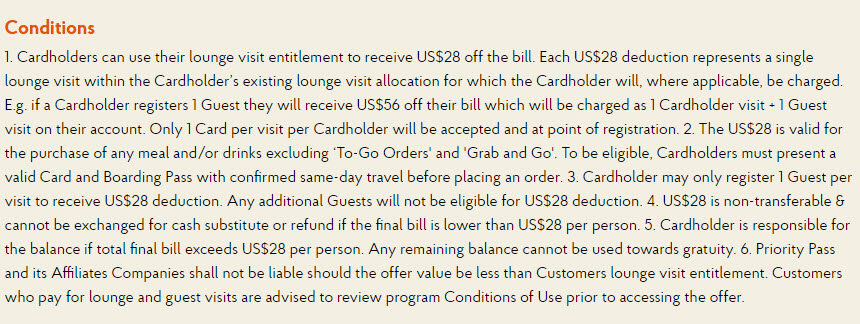 Priority Pass Conditions at Floret by Café Flora at SeaTac