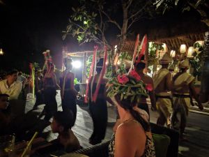 Traditional dance performance at Ombak