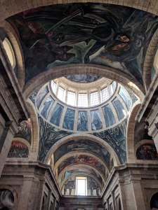 José Clemente Orozco art at the Hospicio Cabanas museum in Guadalajara