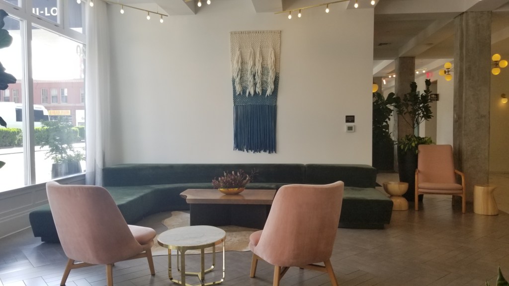 Lobby seating area