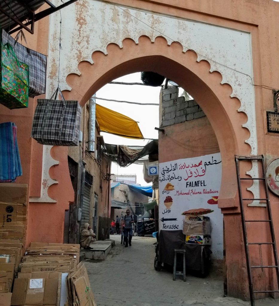 Walking through the medina