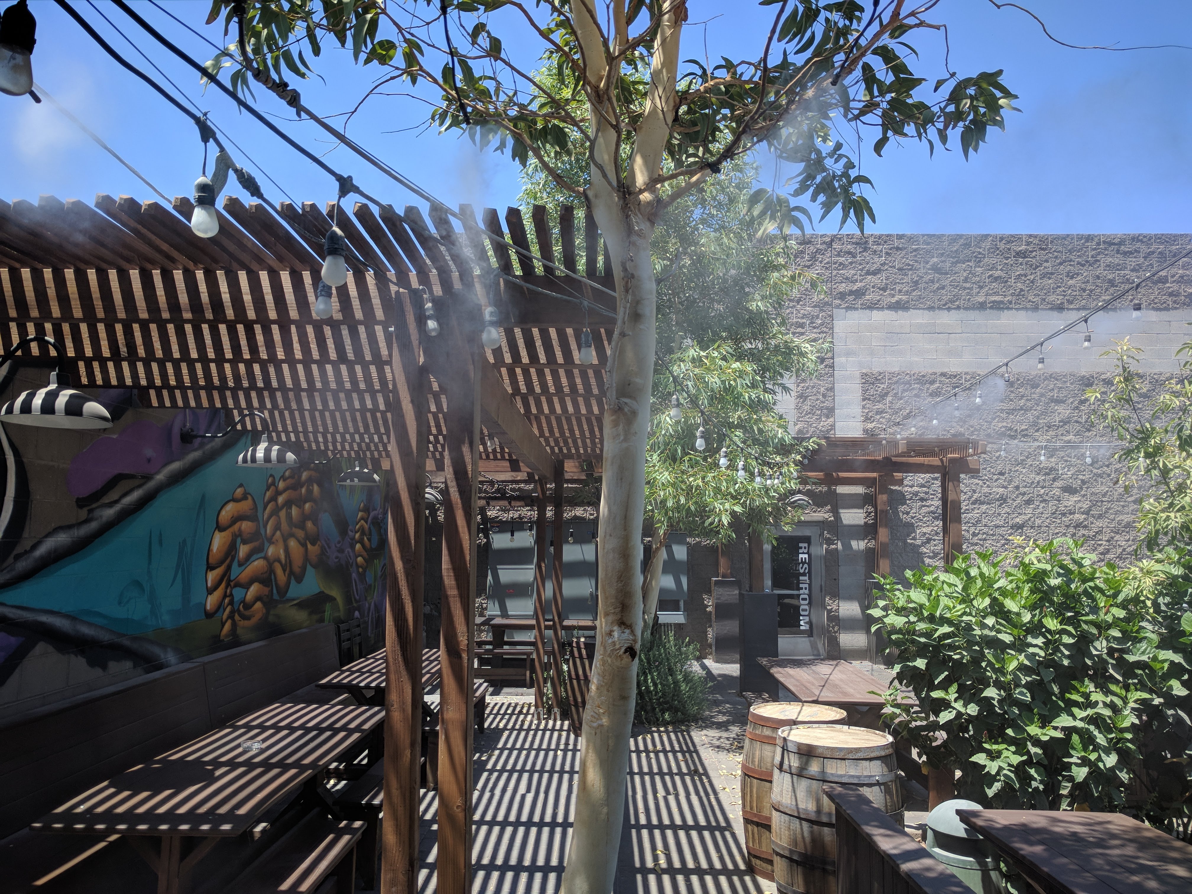 Patio at The Shop Beer Co in Tempe