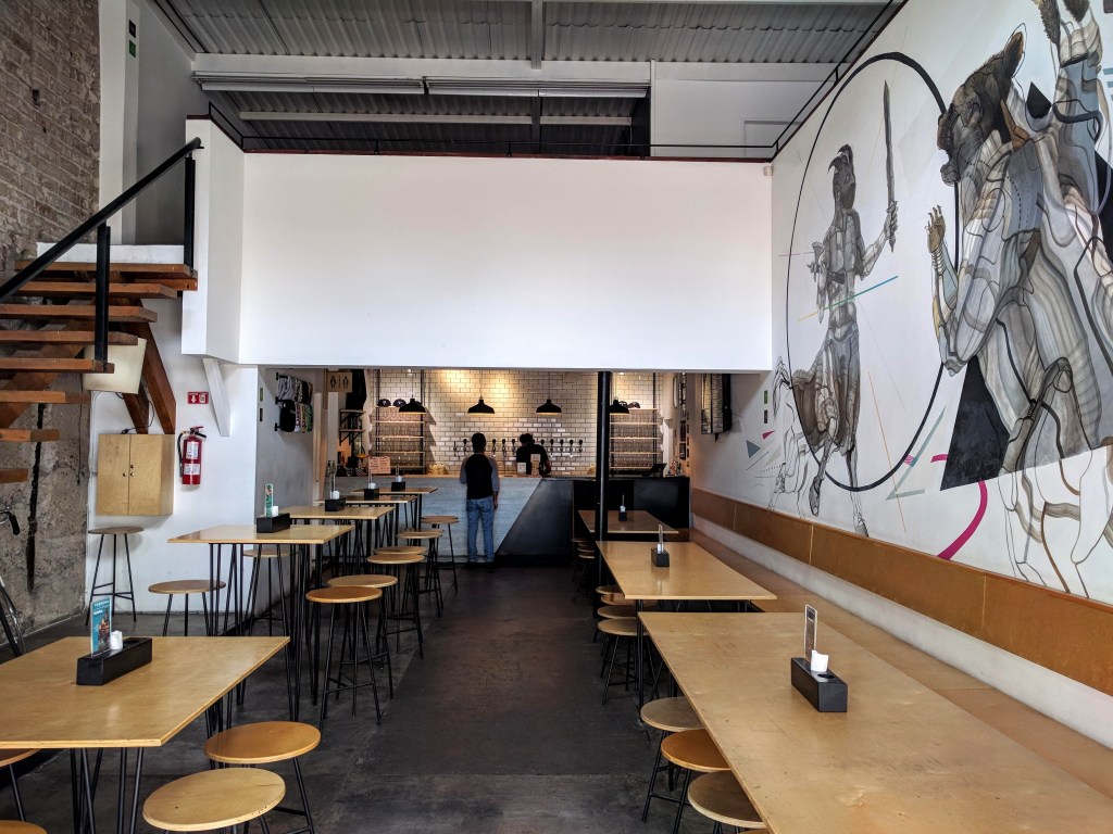 Inside Teorema/Ludica's tasting room