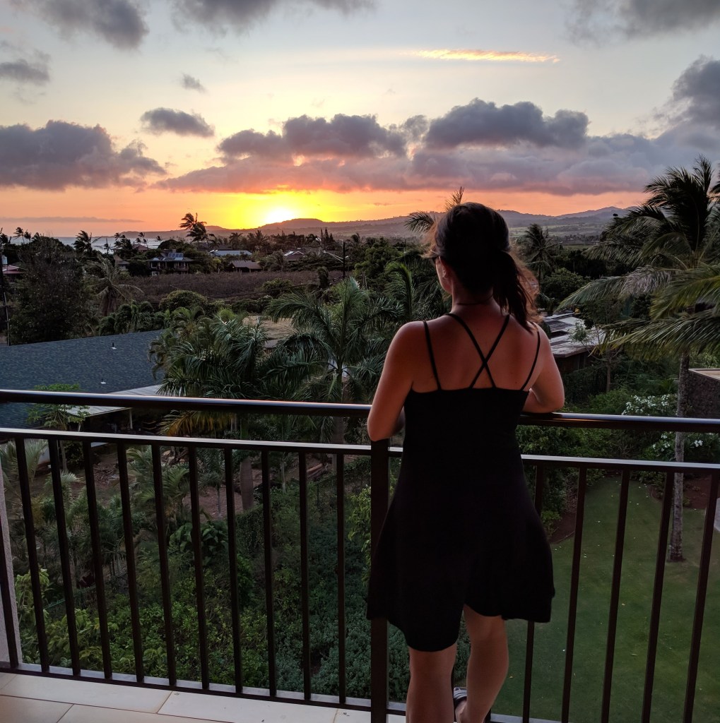 Sunset from the 4th floor of building 8