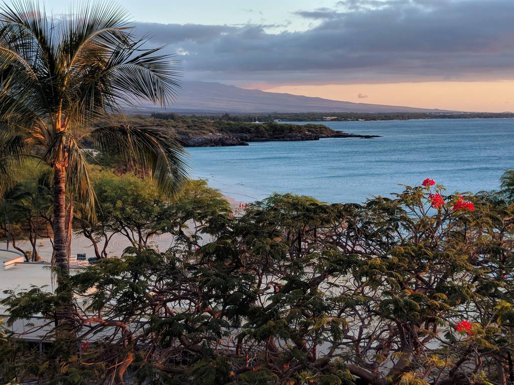 View from our lanai - Ocean View room