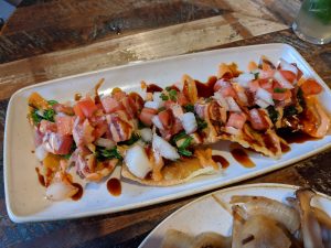 Poke nachos at Kuleana Rum Shack
