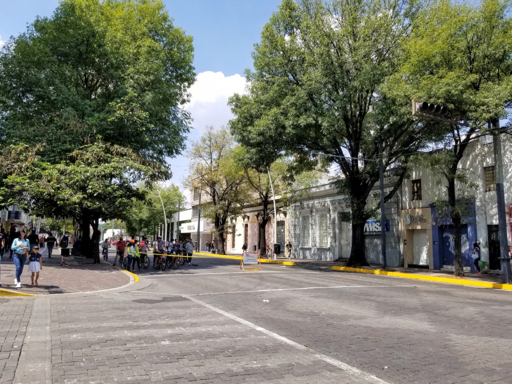Car free Sunday in Guadaljara
