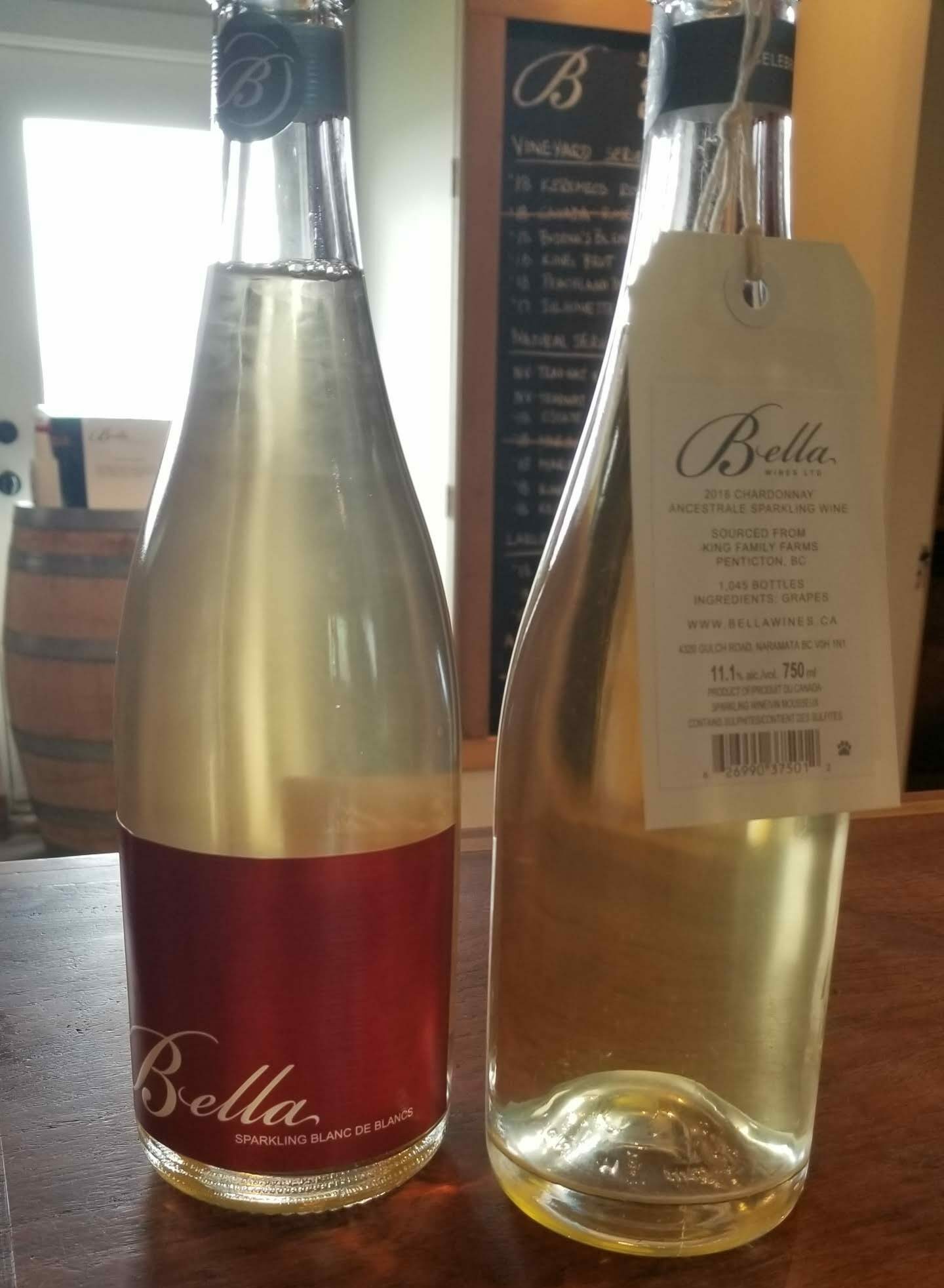 Sparkling wines at Bella Wines