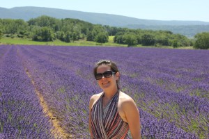 Max in the lavender fields in Provence