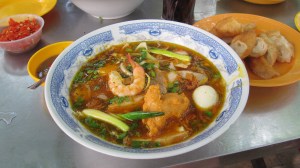 The soup we had at the Lunch Lady Stall: our first non-pho Vietnamese soup!