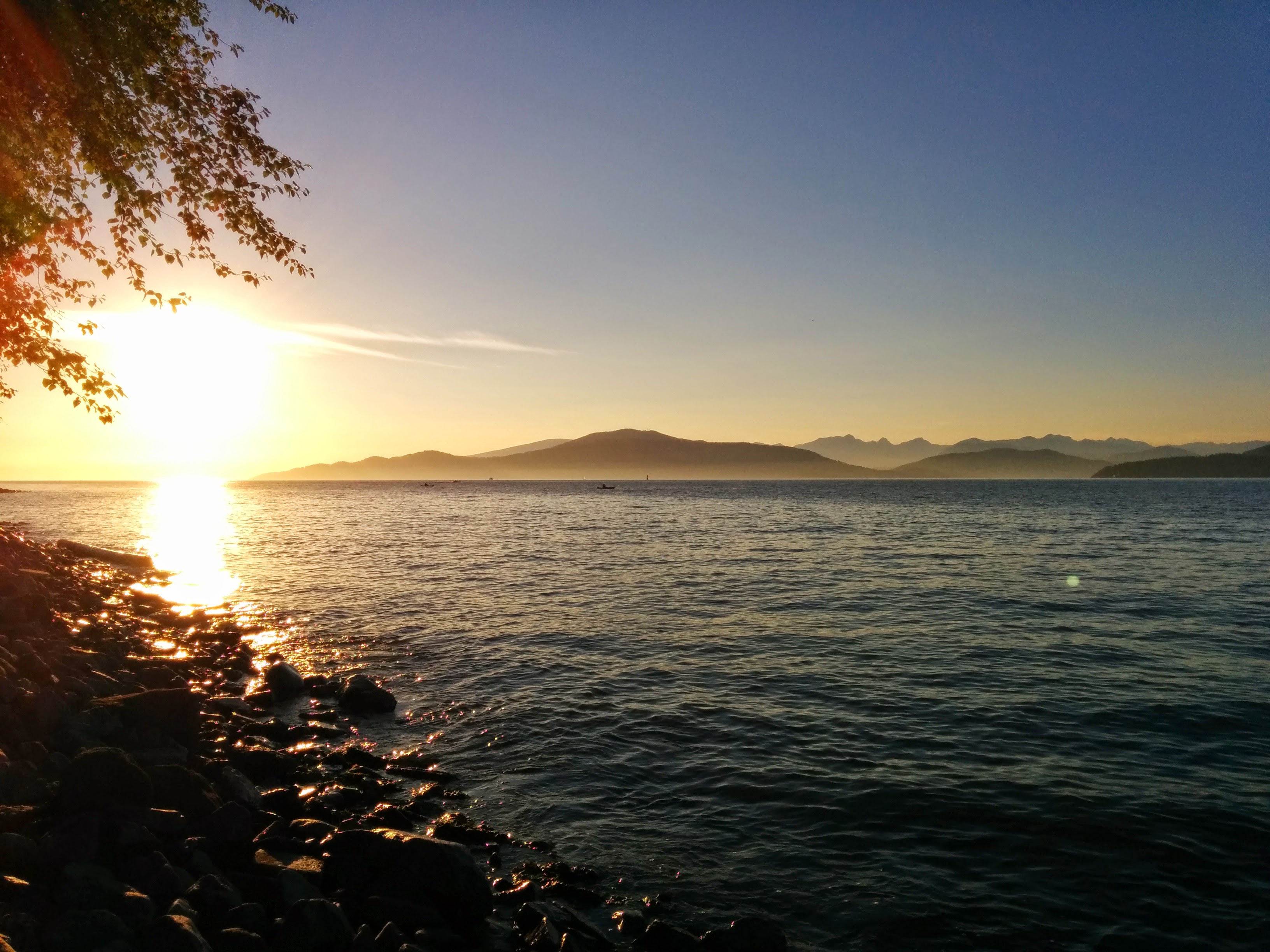 Sunset from Spanish Banks