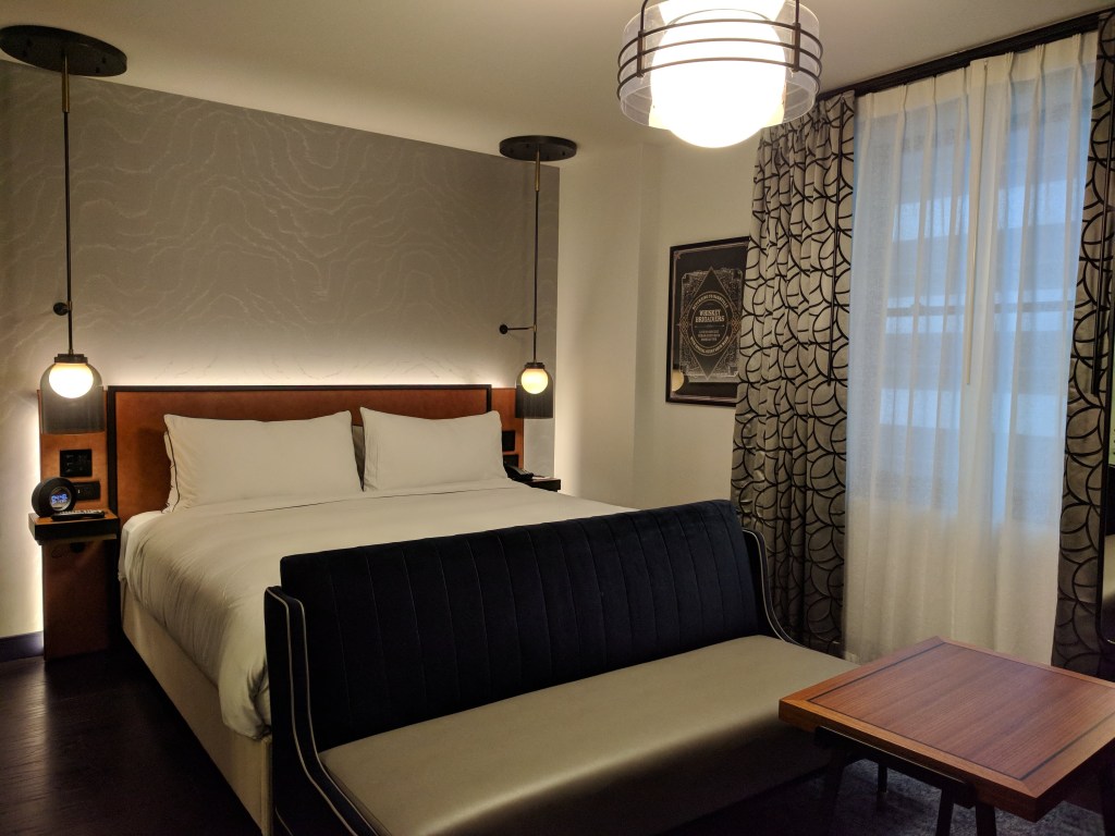 A deluxe King Room at Holston House