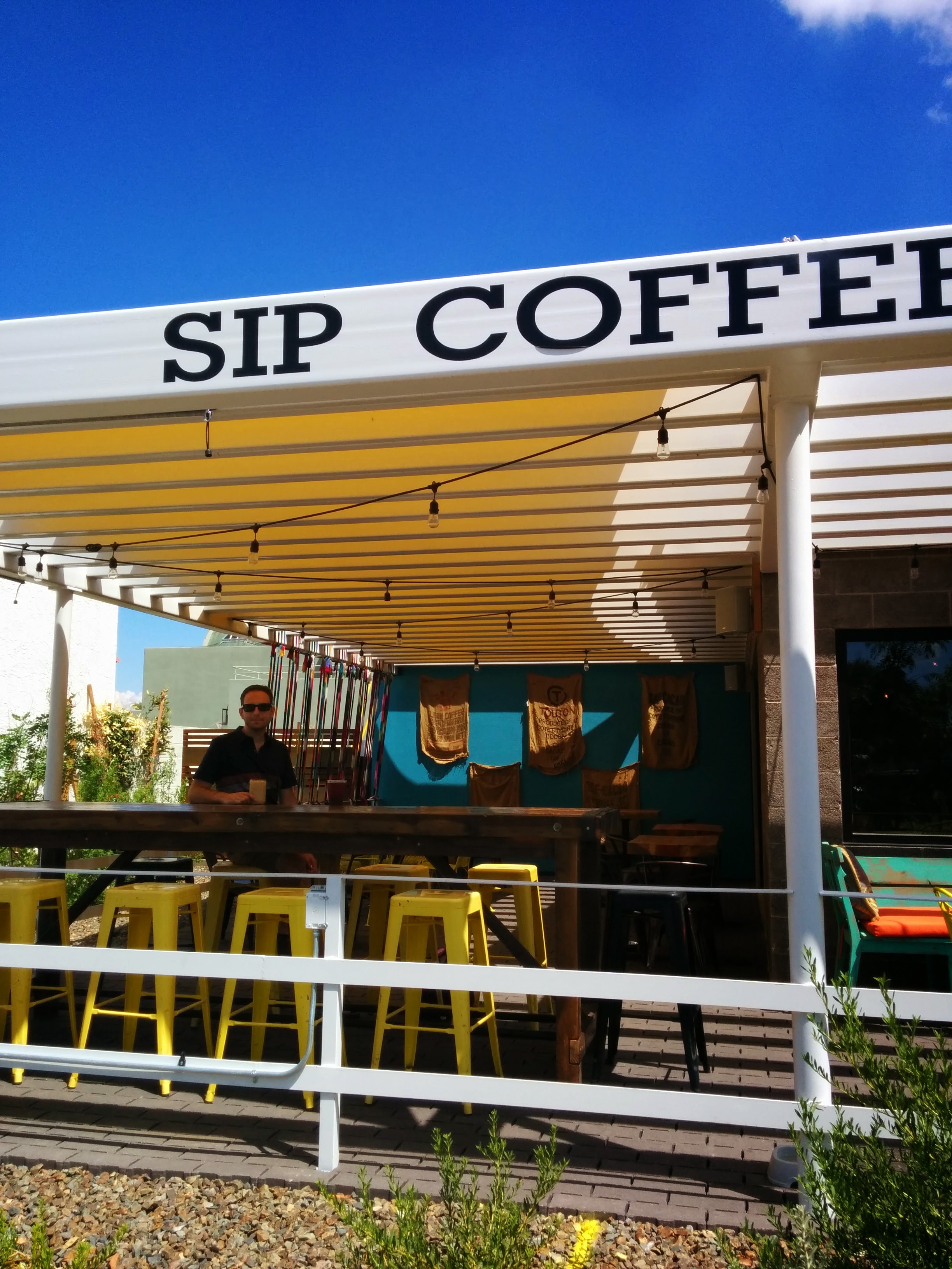 Sip Coffee and Beer Garage