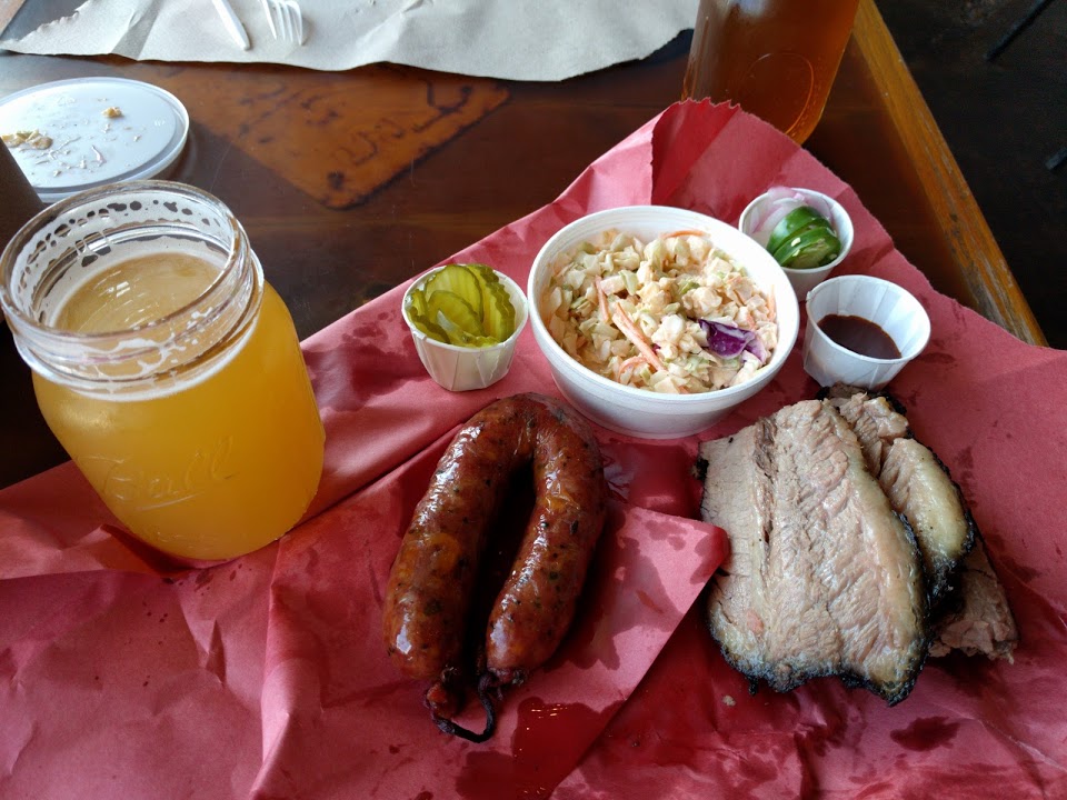 Plate at Lockhart BBQ