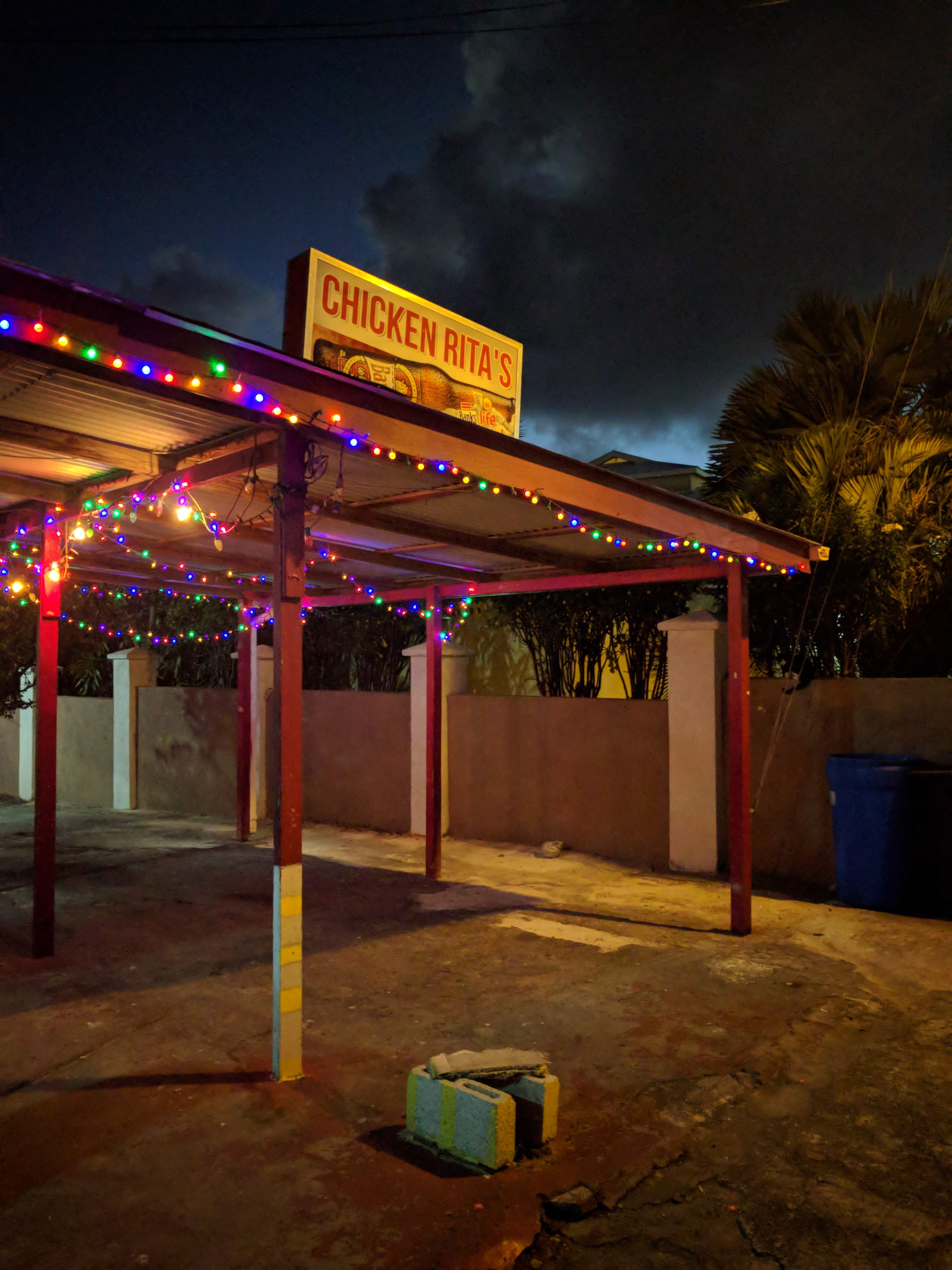 Chicken Rita's seating area