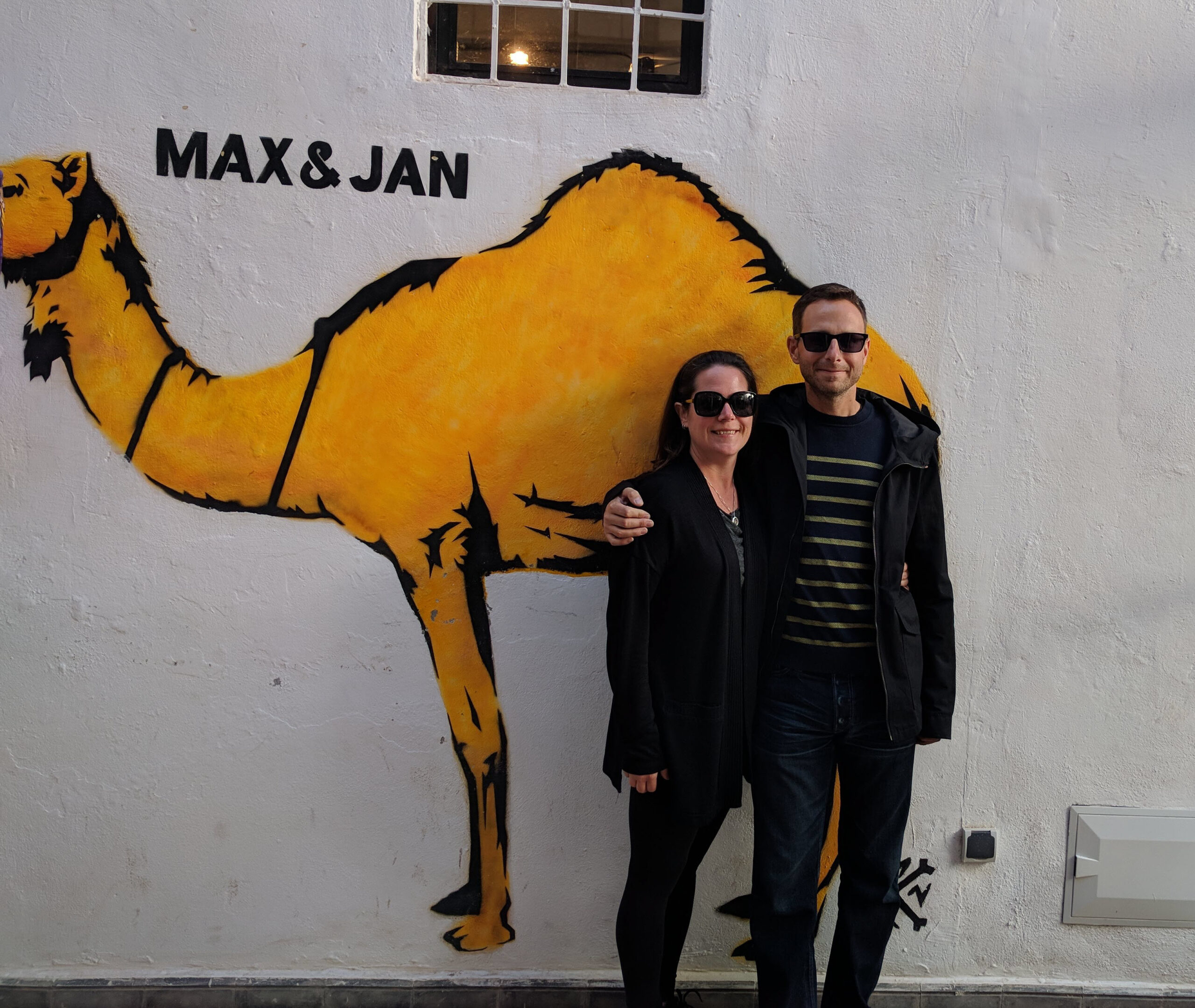 Maxine and Jason in Marrakesh, Morocco